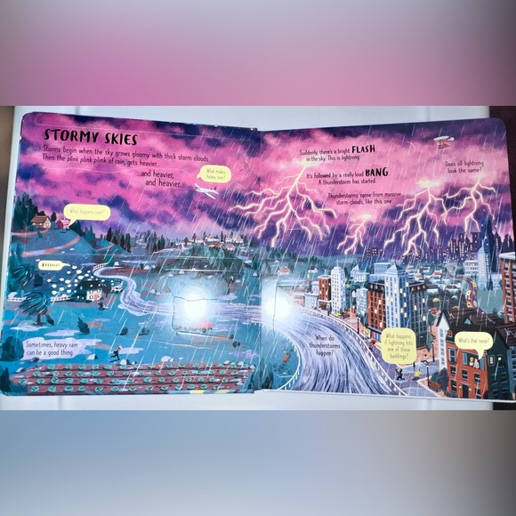 ⚡️Look Inside Wild Weather Flap Book⛈️ - Picture 5 of 6